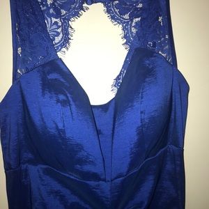 Blue prom dress